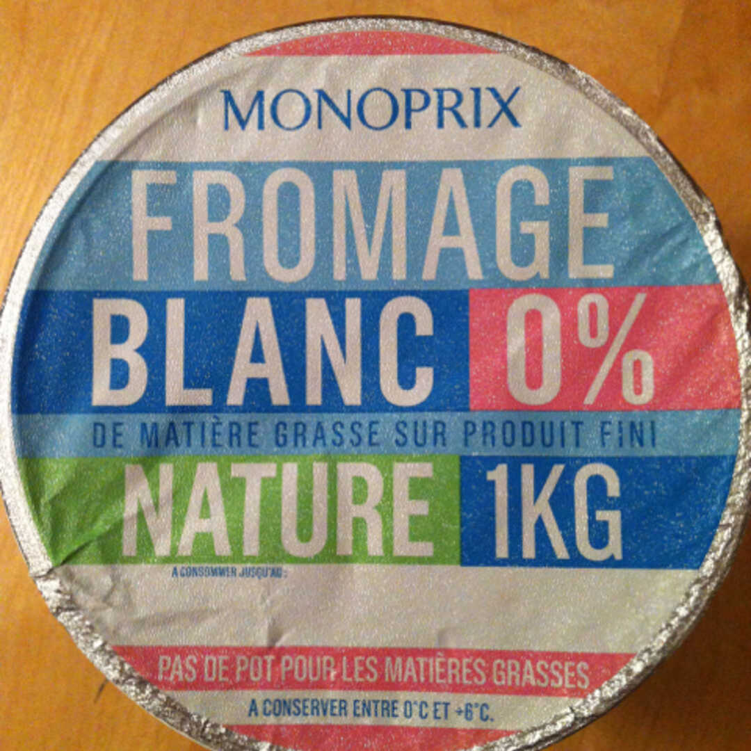 Monoprix Fromage Blanc 0% Nature