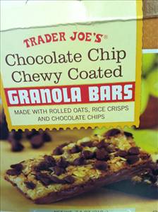 Trader Joe's Chocolate Chip Chewy Coated Granola Bars