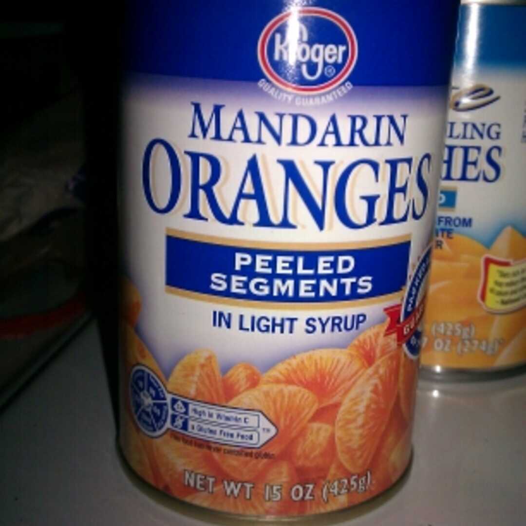 Tangerines (Mandarin Oranges, Light Syrup Pack, Canned)
