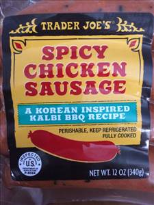 Trader Joe's Spicy Chicken Sausage Kalbi BBQ Recipe