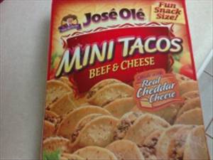 Jose Ole Mexi-Minis Beef and Cheese Tacos
