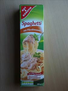 Gut & Günstig Spaghetti mit Pilzrahmsauce