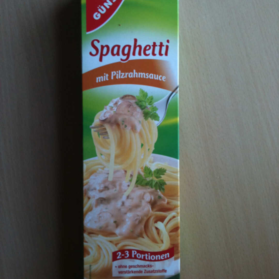 Gut & Günstig Spaghetti mit Pilzrahmsauce