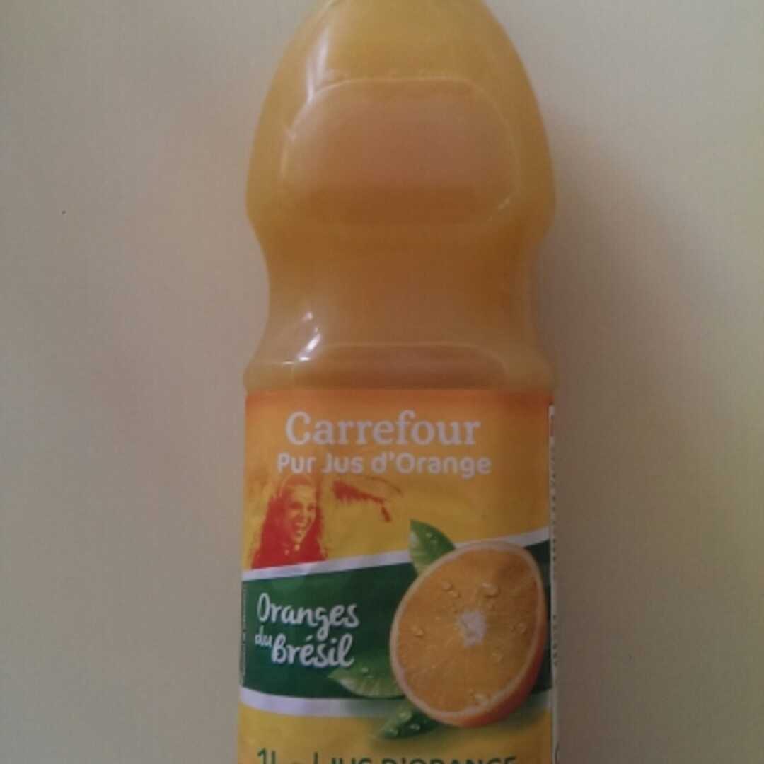 Carrefour 100% Pur Jus Pressé Orange du Brésil