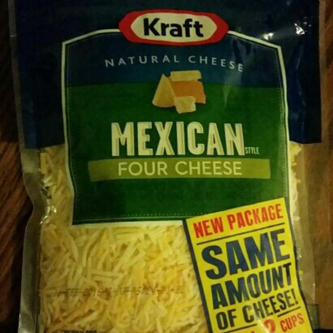 Kraft Natural Finely Shredded Mexican Style Four Cheese