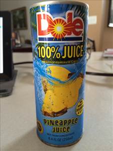 Dole 100% Pineapple Juice (8.4 oz)