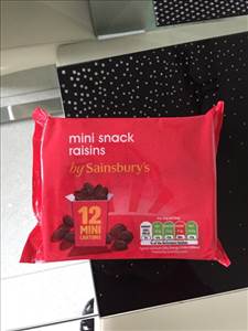 By Sainsbury's Mini Snack Raisins
