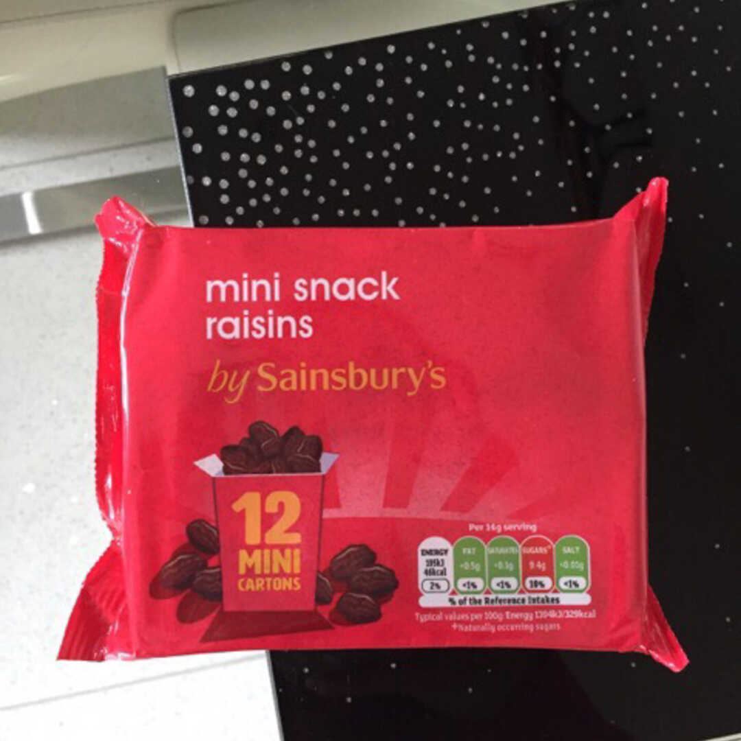 By Sainsbury's Mini Snack Raisins