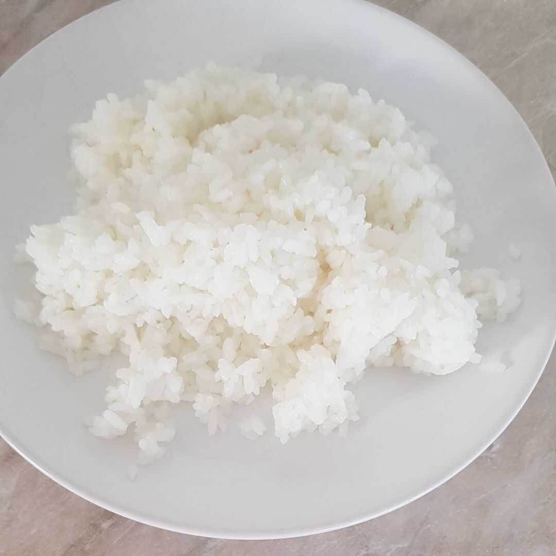 Калорийность рис отварной на воде с солью