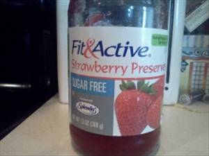 Fit & Active Sugar Free Strawberry Preserves