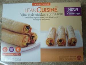 Lean Cuisine Culinary Collection Fajita-Style Chicken Spring Rolls