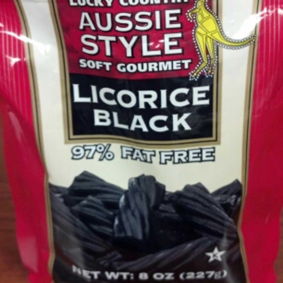 Lucky Country Aussie Style Soft Gourmet Licorice - Black