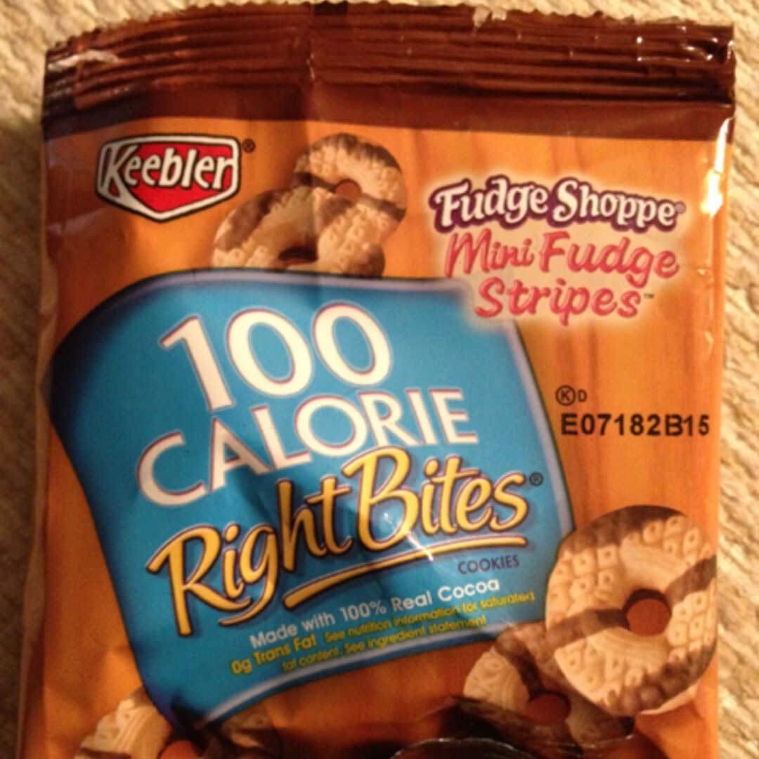 Keebler 100 Calorie Right Bites Fudge Shoppe Mini Fudge Stripes