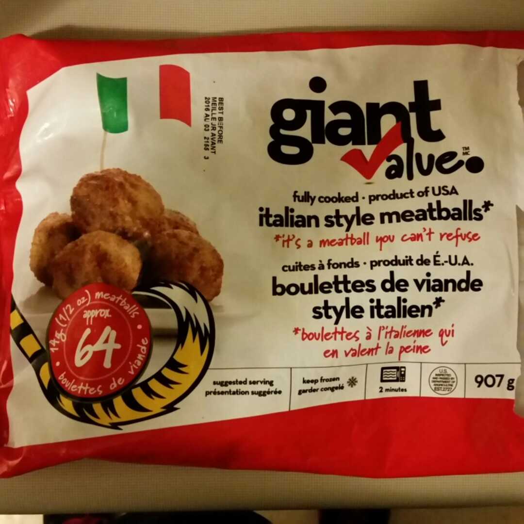 Giant Value Italian Style Meatballs