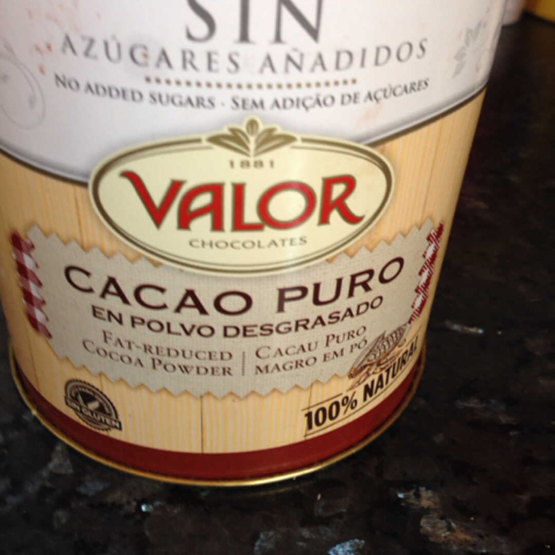 Valor Cacao Puro en Polvo Desgrasado