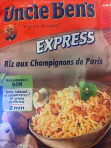Uncle Ben's Riz Express aux Champignons de Paris