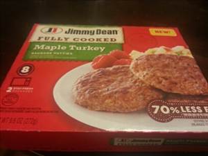 Jimmy Dean Maple Turkey Sausage Patties
