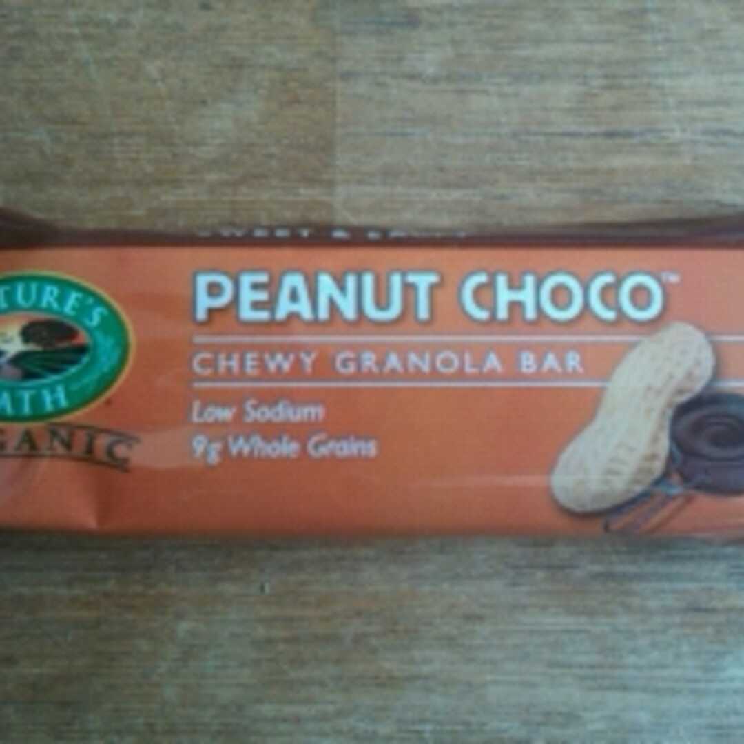 Nature's Path Organic Chewy Granola Bars - Peanut Choco' Chocolaty Drizzle