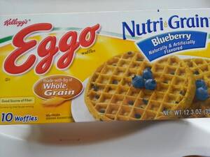 Eggo Nutri-Grain Blueberry Waffles