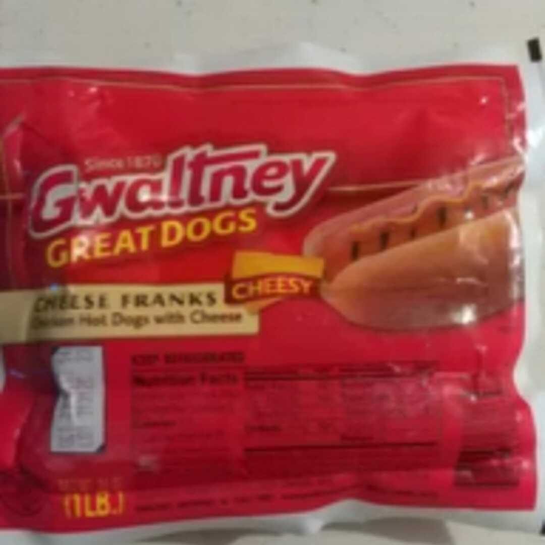 Gwaltney Cheesy Great Dogs - Chicken Franks with Cheese