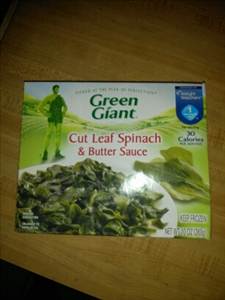 Green Giant Cut Leaf Spinach & Butter Sauce