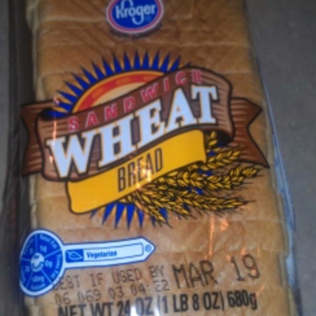 Kroger 100% Whole Wheat Bread (34g)