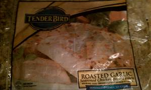 TenderBird Seasoned Roasted Garlic Herb Chicken Breast Fillets
