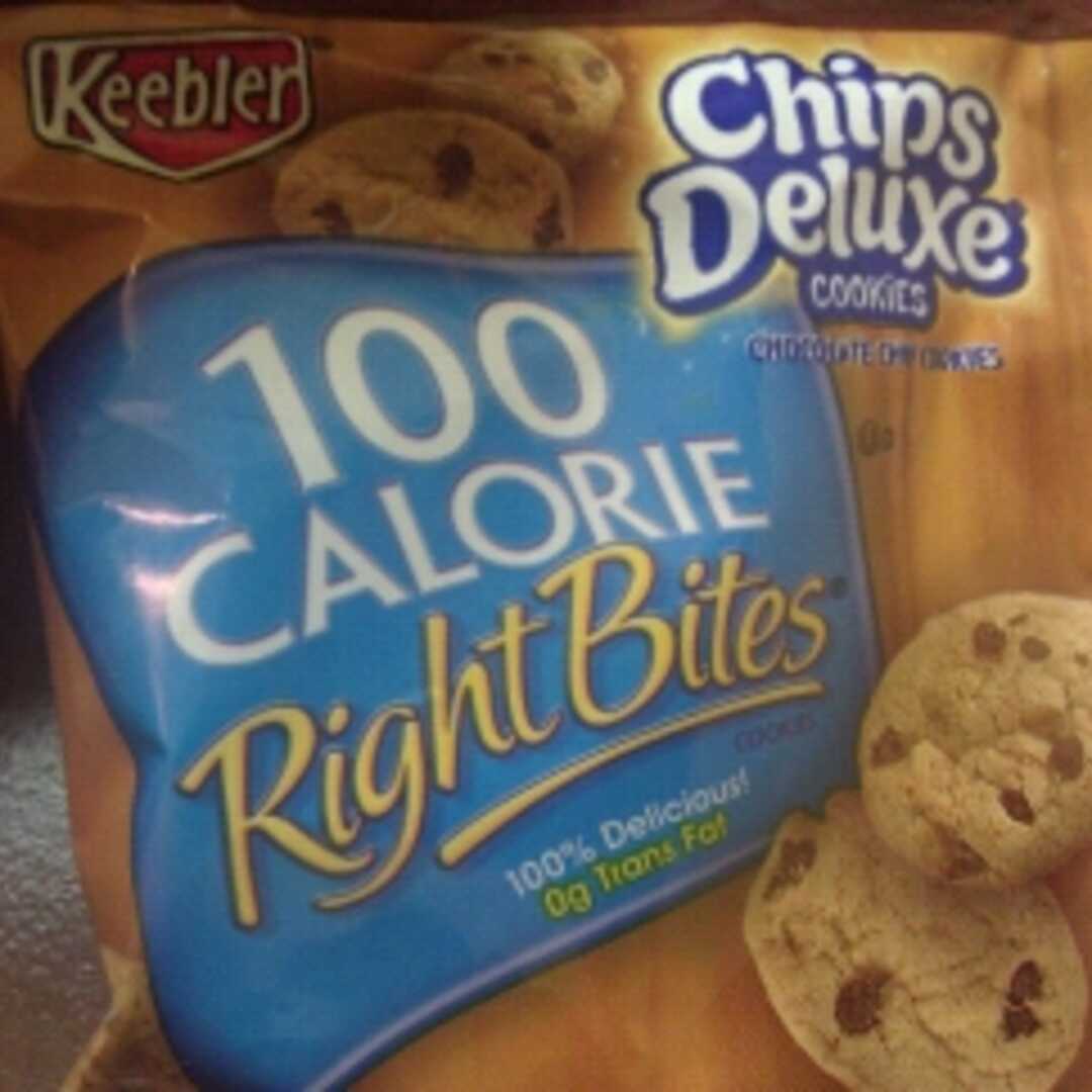 Keebler Right Bites Chips Deluxe Cookies 100 Calorie Pouches