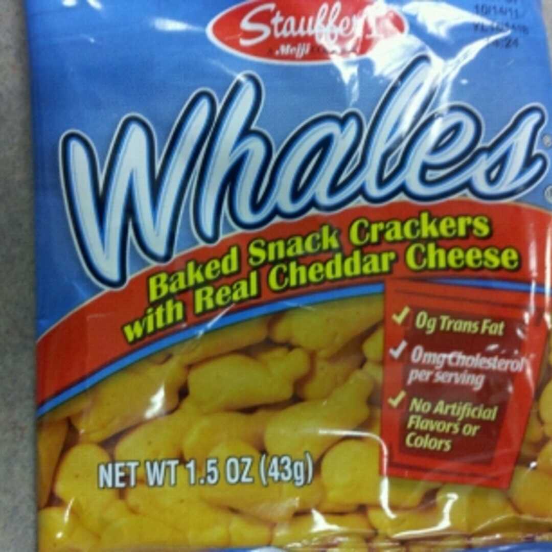 Stauffer's Whales with Real Cheddar Cheese Baked Snack Crackers (Package)