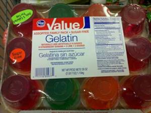 Kroger Sugar Free Gelatin Snacks