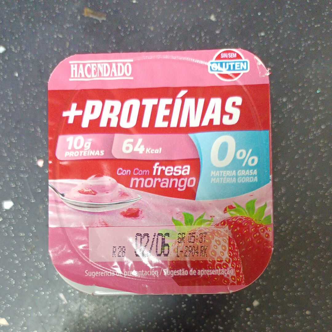 Hacendado Yogur Proteínas Fresa