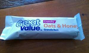 Great Value Crunchy Granola Bars - Oats & Honey
