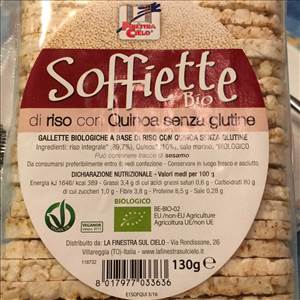 La Finestra Sul Cielo Soffiette Bio di Riso con Quinoa senza Glutine