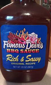 Famous Dave's Rich & Sassy BBQ Sauce