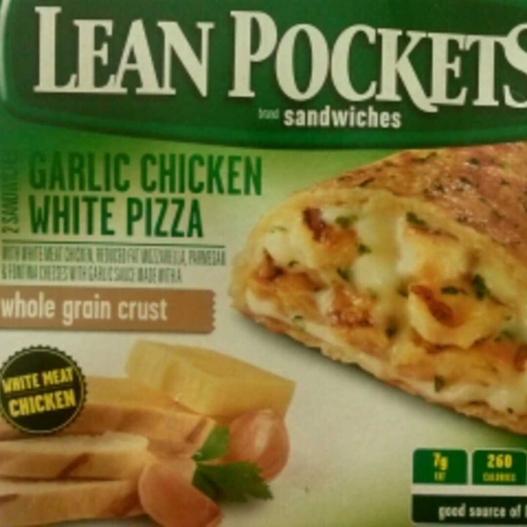 Lean Pockets Whole Grain Garlic Chicken White Pizza