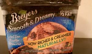 Breyers Smooth & Dreamy Coffee Fudge Brownie Ice Cream
