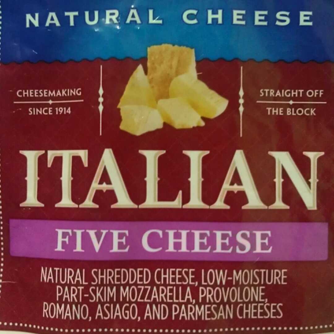 Kraft Natural Shredded Italian Style Five Cheese