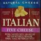 Kraft Natural Shredded Italian Style Five Cheese