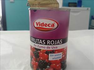 Videca Frutas Rojas en Zumo de Uva