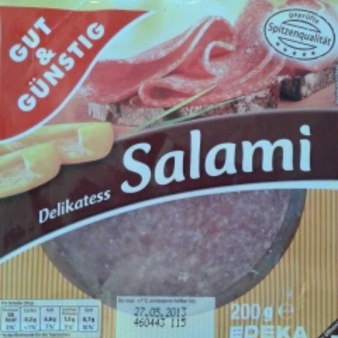 Gut & Günstig Delikatess Salami (18g)