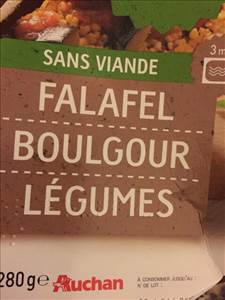 Auchan Falafel Boulgour Légumes
