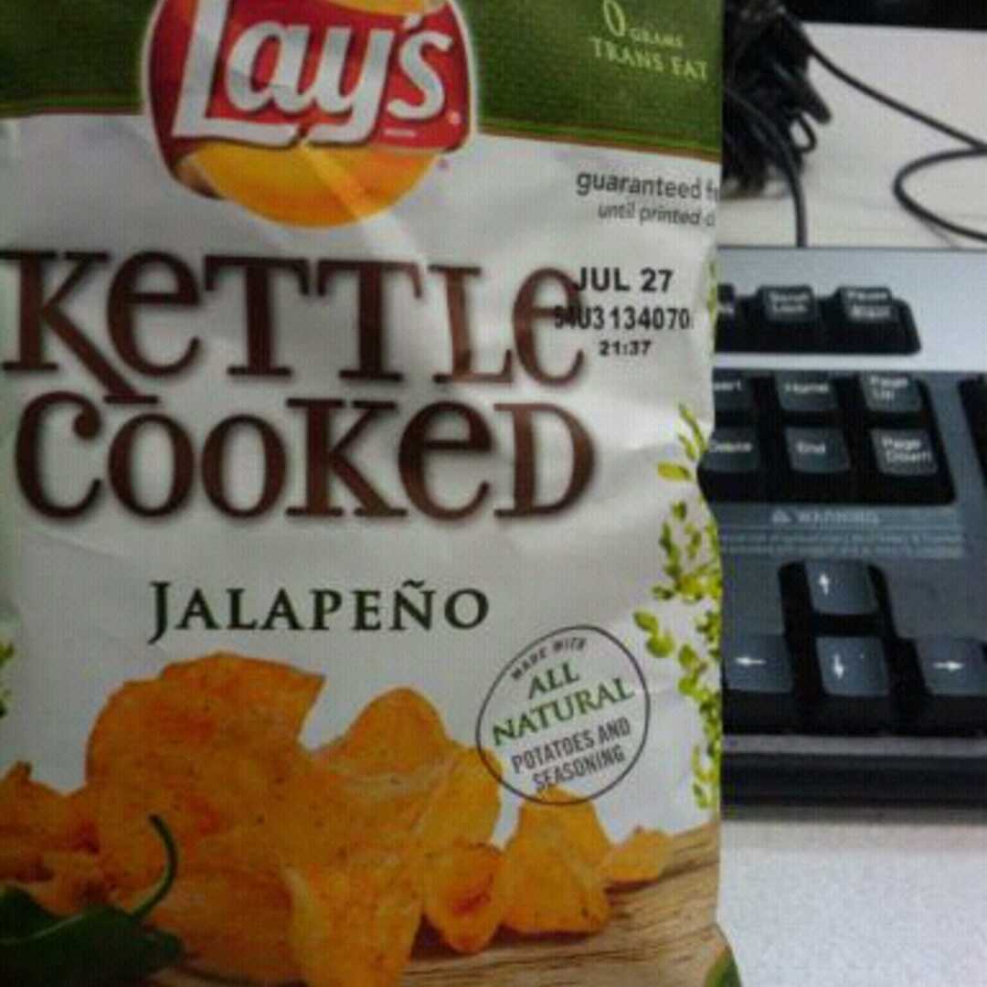 Lay's Kettle Cooked Jalapeno Extra Crunchy Potato Chips