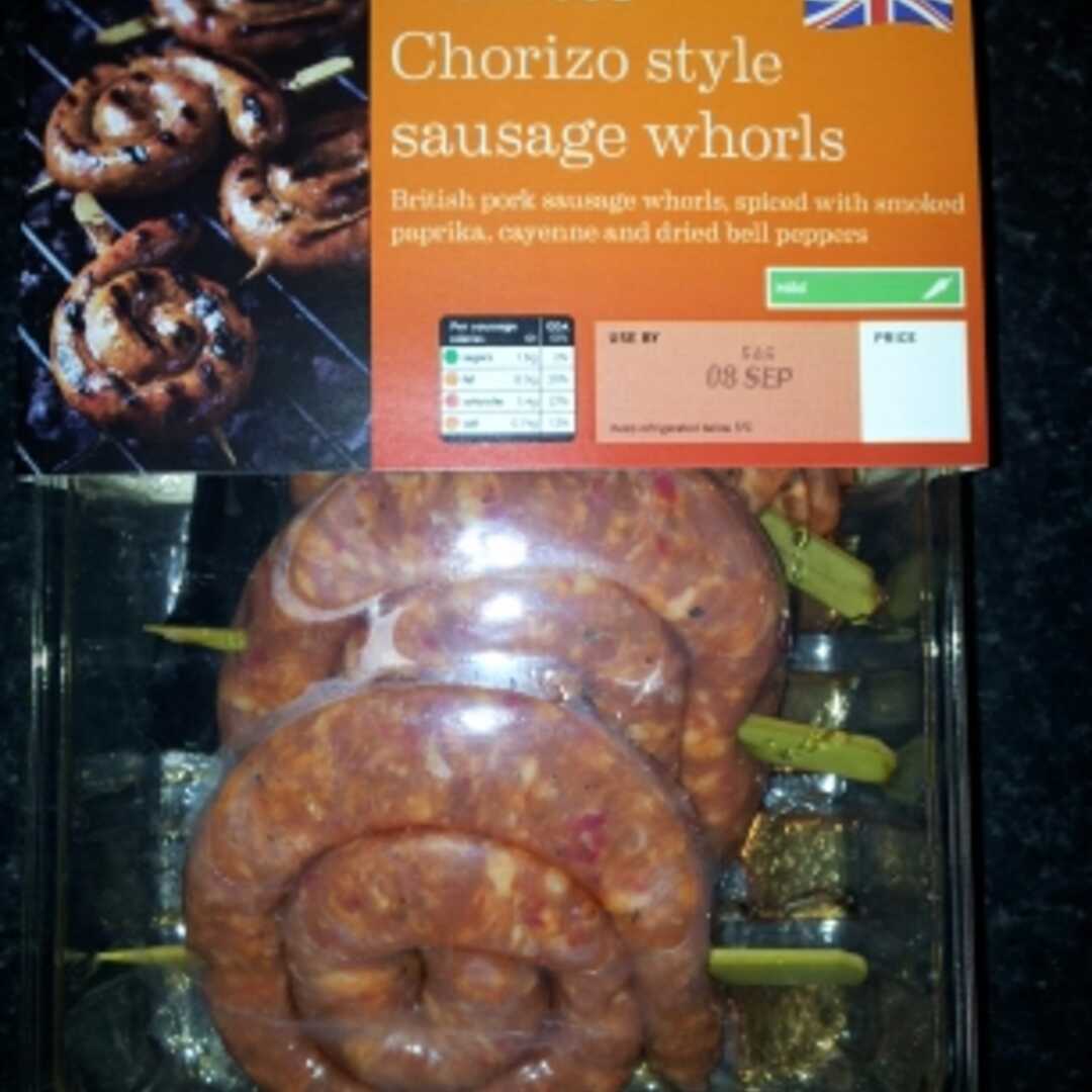 Waitrose Chorizo Style Sausage Whorls
