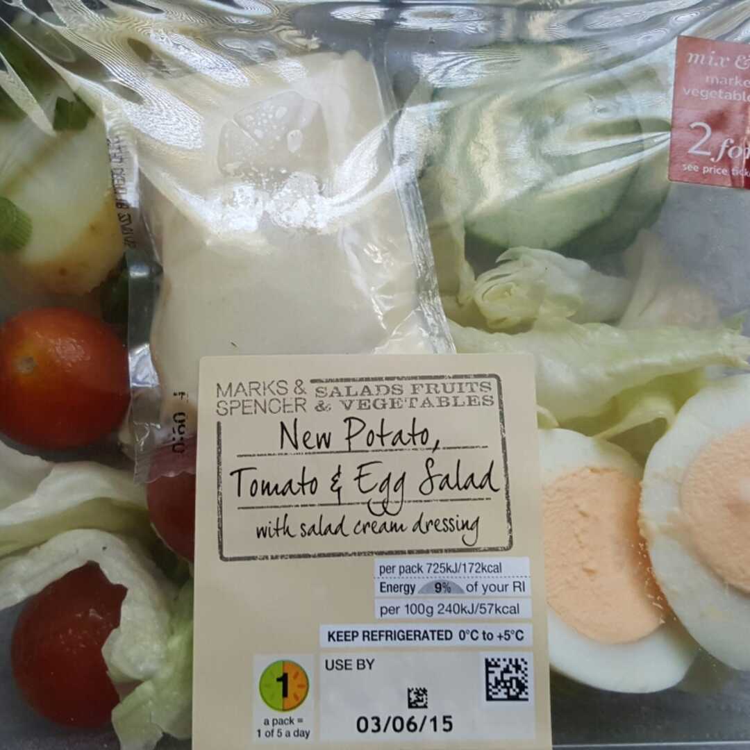 Marks & Spencer New Potato Tomato & Egg Salad