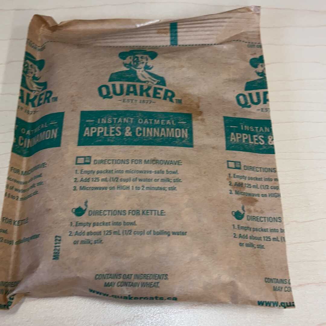 Quaker Instant Oatmeal - Apple & Cinnamon