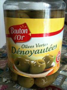 Bouton d'Or Olives Vertes Dénoyautées