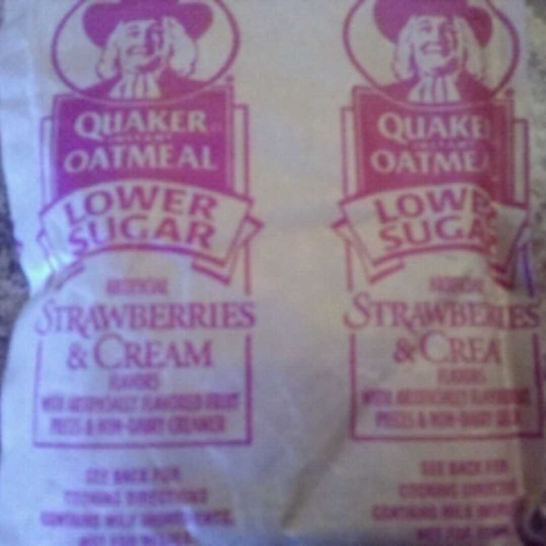 Quaker Instant Oatmeal - Strawberries & Cream (30g)