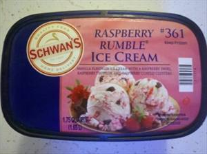 Schwan's Raspberry Rumble Ice Cream