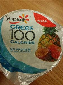 Yoplait Greek 100 Yogurt - Tropical Fruit