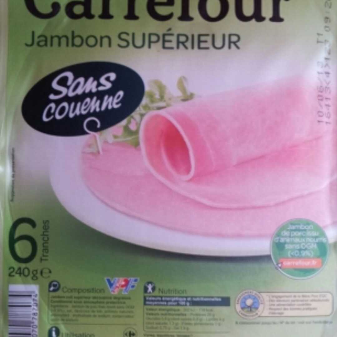 Carrefour Jambon Supérieur sans Couenne